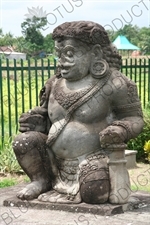 Statue at Prambanan Temple Compound near Yogyakarta