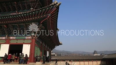 Geunjeong Hall (Geunjeongjeon) and Pagoda at Gyeongbok Palace (Gyeongbokgung) in Seoul