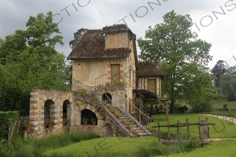 'the Mill' (Moulin) in the Queen's Hamlet (Hameau de la Reine) in the Gardens of Versailles at the Palace of Versailles (Château de Versailles) in Versailles