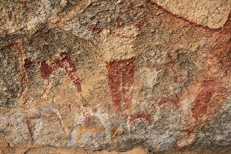 Prehistoric Cave Paintings in Laas Geel/Laas Gaal on the Outskirts of Hargeisa in Somaliland