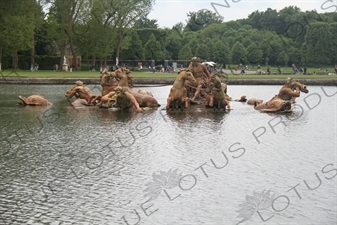 Apollo Fountain (Bassin d'Apollon) in the Gardens of Versailles at the Palace of Versailles (Château de Versailles) in Versailles