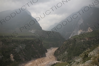 Jinsha River in the Tiger Leaping Gorge (Hu Tiao Xia) Scenic Area