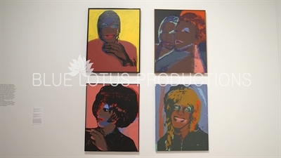 Artwork on Display in the 'Andy Warhol - From A to B and Back Again' Exhibition at the Whitney in New York City