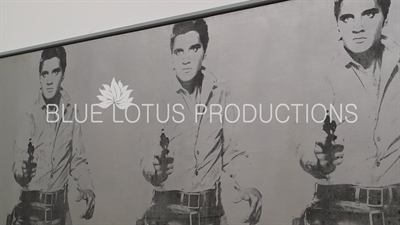 'Triple Elvis [Ferus Type]' on Display in the 'Andy Warhol - From A to B and Back Again' Exhibition at the Whitney in New York City