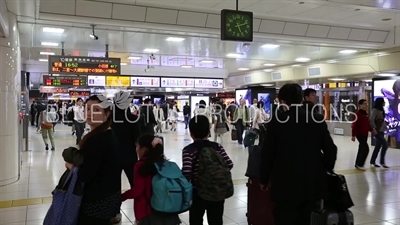 Interior of Tokyo Train Station