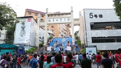 Yuexiushan Stadium (Yuexiushan Tiyuchang) on Derby Day in Guangzhou