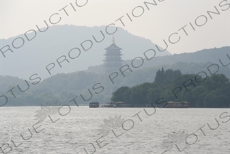 Leifeng Pagoda (Leifeng Ta) on West Lake (Xihu) in Hangzhou