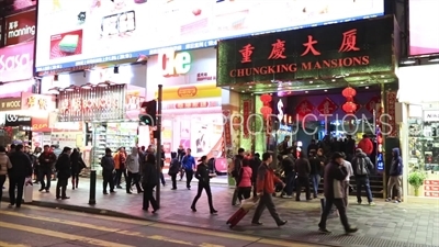 Chungking Mansions in Kowloon