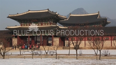 Geunjeong Gate (Geunjeongmun) and Geunjeong Hall (Geunjeongjeon) at Gyeongbok Palace (Gyeongbokgung) in Seoul