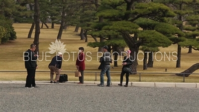 Tokyo Imperial Palace (Kokyo) Tourists