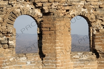 Corner Building/Tower (Guaijiao Lou) on the Jinshanling Section of the Great Wall of China