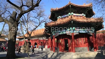 East Tablet Pavilion (Dong Beiting) in the Lama Temple in Beijing