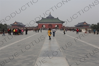 South Gate of the Hall of Prayer for Good Harvests (Qi Nian Men) Complex in the Temple of Heaven (Tiantan) in Beijing