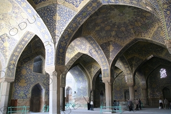 Prayer Hall of the Shah Mosque in Esfahan/Isfahan