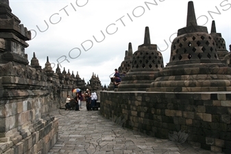 A Terrace at Borobudur