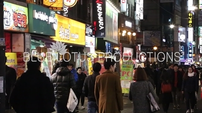 Seoul Street at Night