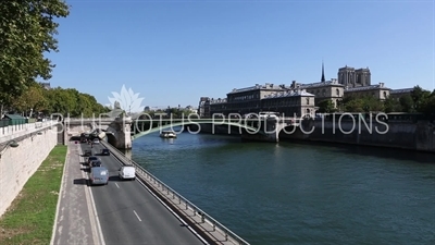 Bridge of Our Lady (Pont Notre-Dame) in Paris