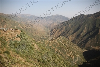 Countryside around the Asmara to Massawa Railway Line