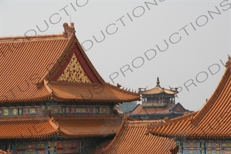 Roofs/Rooves in the Forbidden City in Beijing