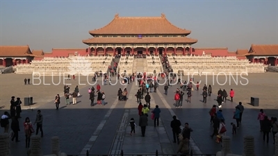 Square of Supreme Harmony (Taihedian Guangchang) in the Forbidden City in Beijing