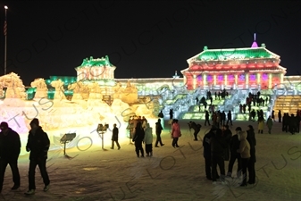 Ice Sculptures at the Harbin Ice and Snow Festival in Harbin