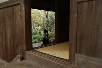 Archer Preparing to Fire in Keishoan Sub-Temple at Engaku-ji in Kamakura