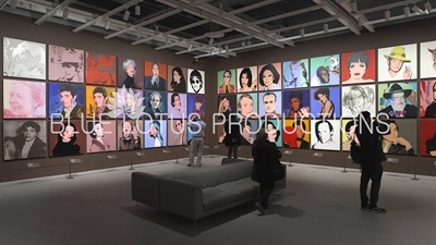 Collection of Andy Warhol's Portraits of Stars on Display in the 'Andy Warhol - From A to B and Back Again' Exhibition at the Whitney in New York City