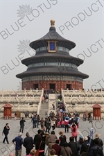 Hall of Prayer for Good Harvests (Qi Nian Dian) in the Temple of Heaven (Tiantan) in Beijing