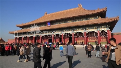 Hall of Supreme Harmony (Taihe Dian) in the Forbidden City in Beijing