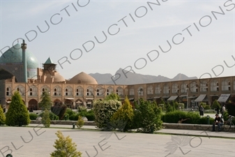 Naqsh-e Jahan Square and Shah Mosque in Esfahan/Isfahan