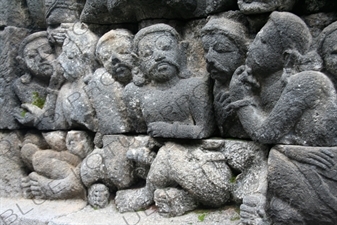 Relief Carving at Borobudur