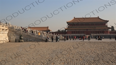 Pavilion of Embodying Benevolence (Tiren Ge) in the Forbidden City in Beijing