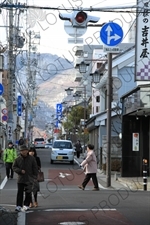 Street outside Zenko-ji in Nagano