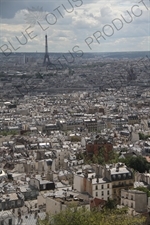 Eiffel Tower from the Basilica of the Sacred Heart of Paris/Sacré-Cœur