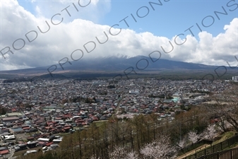 Fujiyoshida and Mount Fuji