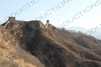 Black Building/Tower (Heilouzi) and the Five Eye/Hole Building/Tower (Wu Yan Lou) on the Jinshanling Section of the Great Wall of China