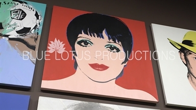 Portrait of 'Liza Minnelli' on Display in the 'Andy Warhol - From A to B and Back Again' Exhibition at the Whitney in New York City