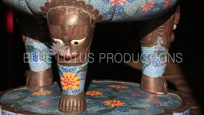 Feet of a Censer/Incense Burner in Sajeong Hall (Sajeongjeon) at Gyeongbok Palace (Gyeongbokgung) in Seoul