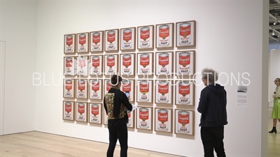 'Campbell's Soup Cans' on Display in the 'Andy Warhol - From A to B and Back Again' Exhibition at the Whitney in New York City