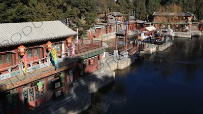 Suzhou Street in the Summer Palace in Beijing