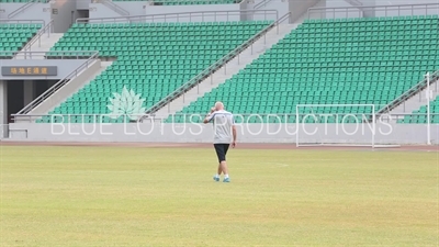 Sven Goran Eriksson at Guangzhou R&F (Rich and Force) Training Ground