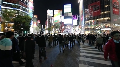 Shibuya Pedestrian Crossing in Tokyo