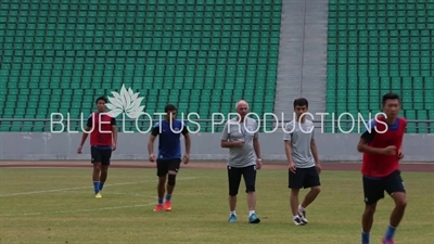 Sven Goran Eriksson at Guangzhou R&F (Rich and Force) Training Ground