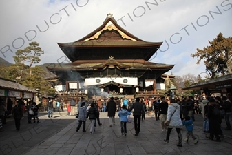 Hondo of Zenko-ji in Nagano