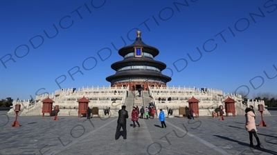 Hall of Prayer for Good Harvests (Qi Nian Dian) in the Temple of Heaven (Tiantan) in Beijing