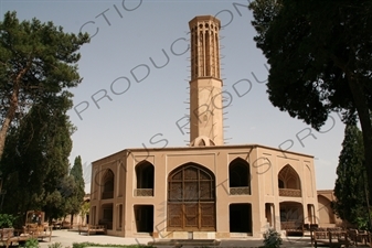 Wind Tower in Dowlatabad Garden in Yazd