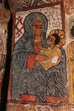 Fresco inside Abuna Yemata Guh