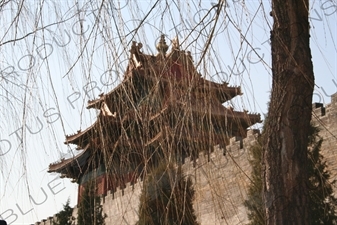 Watch Tower on the Outer Wall of the Forbidden City (Gugong) in Beijing