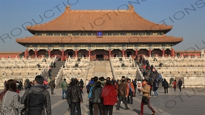 Hall of Supreme Harmony (Taihe Dian) in the Forbidden City in Beijing