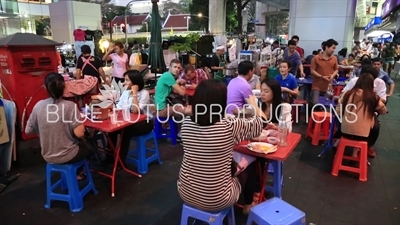 Street Restaurant at Ratchaprasong Protest Camp in Bangkok